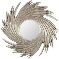 Зеркало в раме модерн Tornado Silver