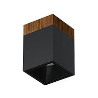 Накладной светодиодный светильник Ledron KUBING 130 Wooden Black