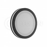 Светильник встраиваемый LIP0906-10W-Y 4000K Black Ledron неповоротный LED