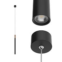 Подвесной светодиодный светильник Ledron HL012 Wooden 100 Black