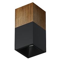 Накладной светодиодный светильник Ledron KUBING 190 Wooden Black