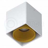 Светильник накладной KEA ED-GU10 White-Gold LeDron неповоротный под сменную лампу