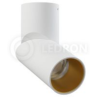 Светильник накладной CSU0809 White-Gold Ledron поворотный LED