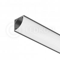 Угловой профиль черный алюминиевый LeDron 3030-2500мм