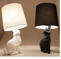 Лампа настольная rabbit Black