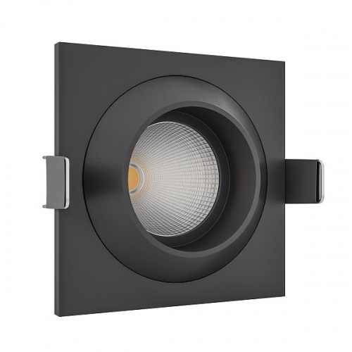 Встраиваемый светодиодный светильник Ledron GIZA MINI SQ Black-Gold