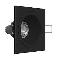 Встраиваемый светильник под сменную лампу Ledron AO1501010 SQ White-Black
