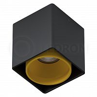 Светильник накладной KEA ED-GU10 Black-Gold LeDron неповоротный под сменную лампу