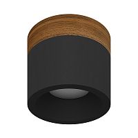 Накладной светодиодный светильник Ledron SUITABLE MINI Wooden Black