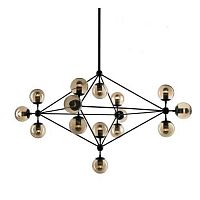 Люстра modo chandelier 15 globes black