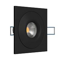 Встраиваемый светильник под сменную лампу Ledron AO1501002 SQ White-Black