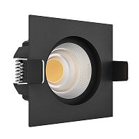 Встраиваемый светодиодный светильник Ledron BRUTAL SQ Black