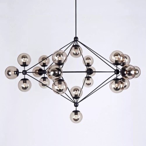 Люстра modo chandelier 21 globes black