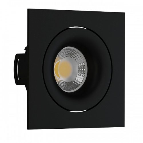 Встраиваемый  светильник под сменную лампу Ledron DE201 Black