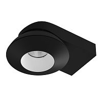 Светильник накладной KRIS SLIM Black /White Ledron поворотный LED