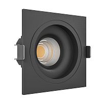Встраиваемый светодиодный светильник Ledron LEVEL SQ Black-Gold
